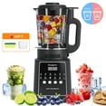 thumbnail image 1 of Soulgenix Blender for Smoothies, 50 oz Countertop Blender with Milkshake, Juice, Crush Ice and Pulse, 1200W Peak Watts, PowerCrush Food Processor with Self-Cleaning, Stainless Steel Blade, Black, 1 of 8