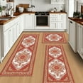 thumbnail image 1 of Soulgenix Kitchen Rug Set, 3 Pcs Kitchen Rug with Non Slip Backing for Floor and Hallway Laundry, Kitchen Mats for 20''x32''+20''x47''+20''x59'', 1 of 10