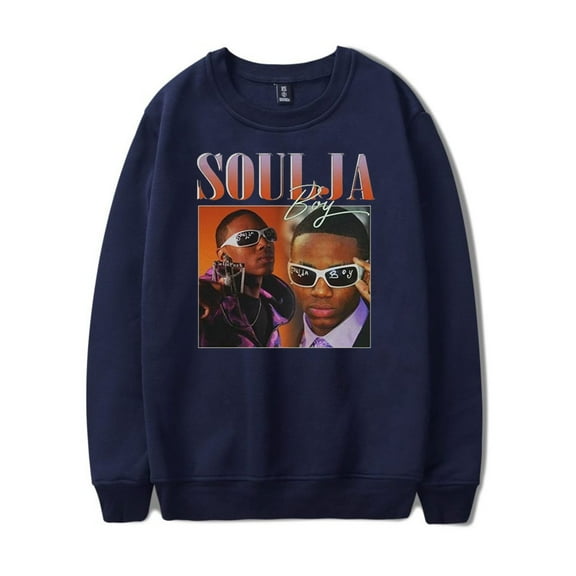 Soulja Boy 2025 Tour crew neck sweatshirt Merch Long sleeve Fashion Casual Hooded Sweatshirts