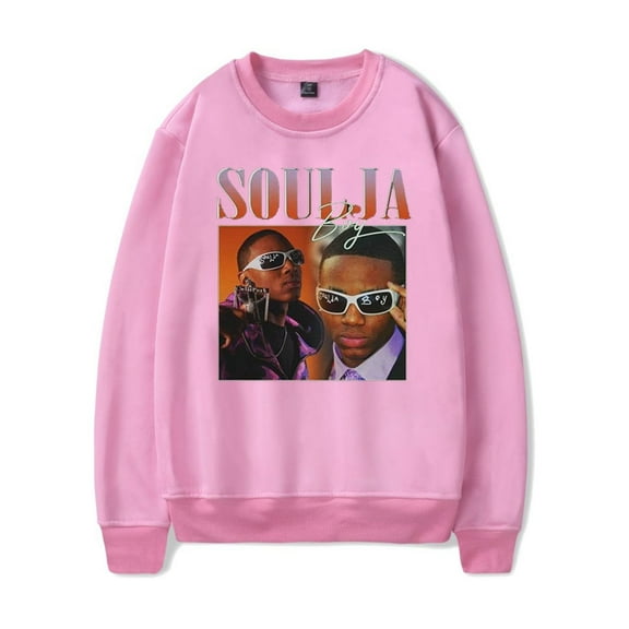 Soulja Boy 2025 Tour crew neck sweatshirt Merch Long sleeve Fashion Casual Hooded Sweatshirts