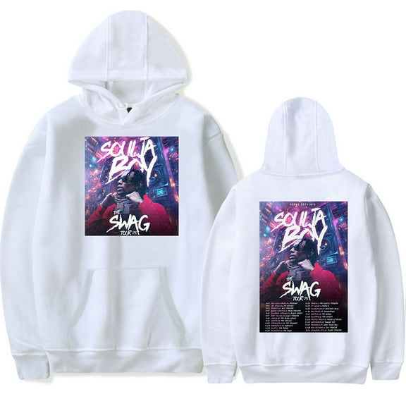 Soulja Boy The Swag Tour 2025 Hoodies Merch Women Men Long sleeve Fashion Casual Hooded Sweatshirts