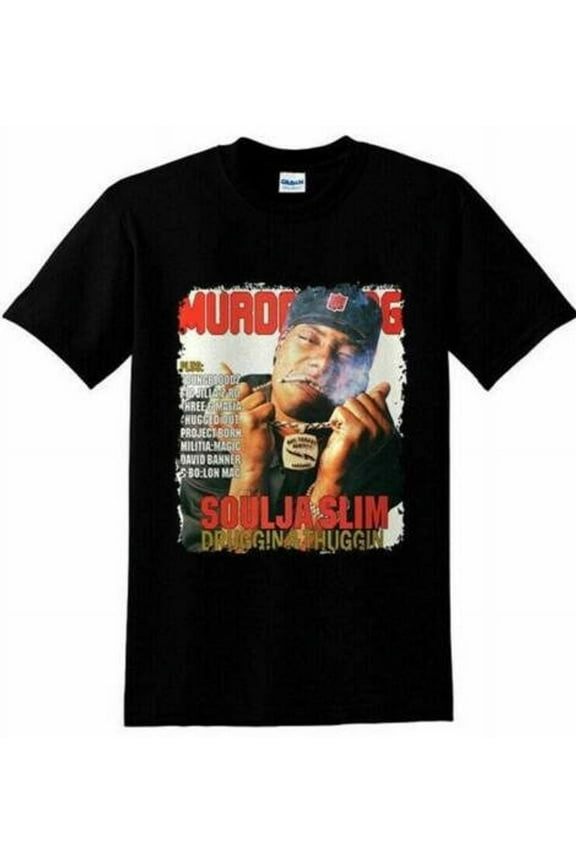Soulja Slim T-shirt Soulja Slim Rapper Hip-hop Vintage T-shirt