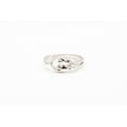 thumbnail image 1 of 925 Sterling Silver Soulmate Ring, Gift for Her, Clear Cubic Zirconia Stone, Size 8, 1 of 3