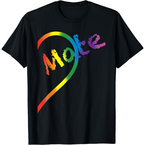 Soulmate for Valentine's Day "Rainbow Mate" T-Shirt Black Medium