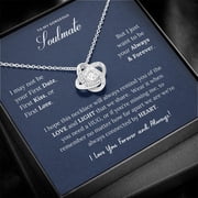 Soulmate necklace, Soulmate Gift, To My Soulmate Necklace, Soulmate Jewelry, Soul Mate Necklace, Jewelry Gifts For Her, Anniversary Gift, White Love Knot Necklace