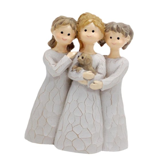 Souls Sister Figurines Statue Resin Sister Sculptures Decors Friendship for Sisters Bests Friend Womens