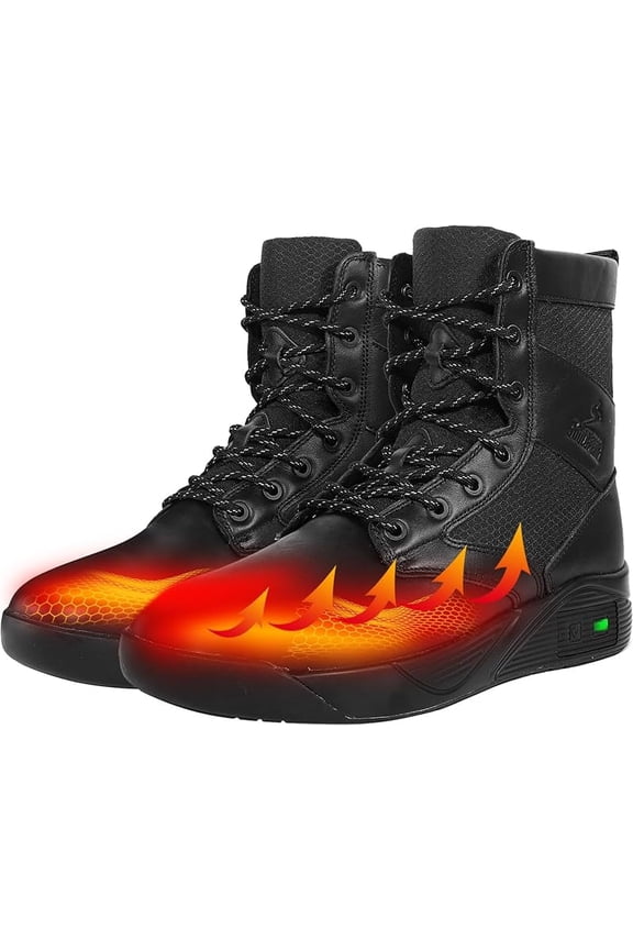 Soulsfeng Heated Boots for Men Women Futuraheat-X Winter Waterproof Warm Snow Boots Rechargeable Electric Heating Boots Foot Warmers