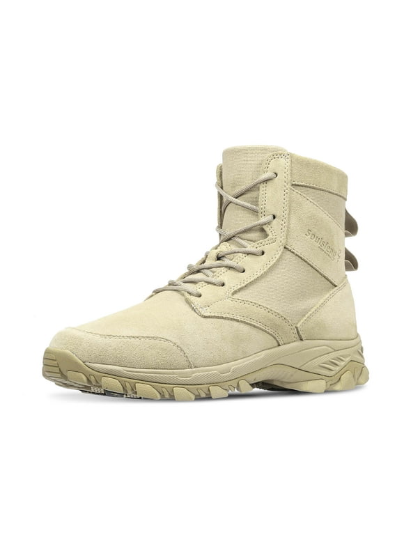 Soulsfeng Men's & Women's Lightweight Tactical Boots for Military, Trekking, and Work