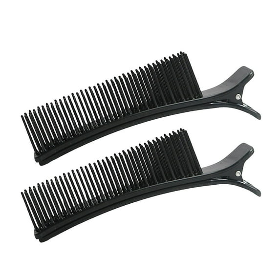 Soumake 1/2/3/4Pcs Hair Sectioning Grip Clips Professional Hair Stylist Clip Hair Parting Comb Clips for Salon Hair Cutting Coloring