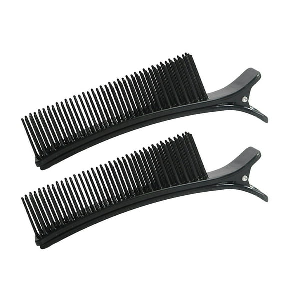 Soumake 1/2/3/4Pcs Hair Sectioning Grip Clips Professional Hair Stylist Clip Hair Parting Comb Clips for Salon Hair Cutting Coloring