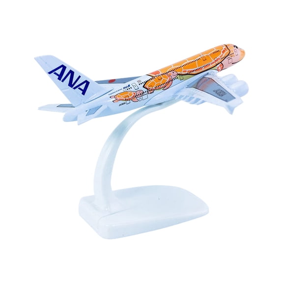 Soumake 1/500 Mini Simulated Solid Alloy ANA A380 KaLa Airplane Model Toy Home Ornament