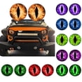 thumbnail image 1 of Soumake 1 Pair Car Headlight Decals Self Adhesive Waterproof Funny 3D Eyes Headlight Stickers Decal Car Window Bumper Decoration Stickers, 1 of 8