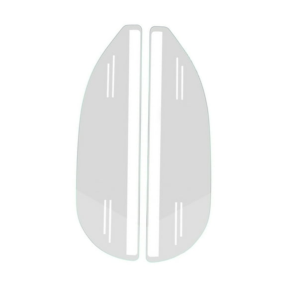 Soumake 1 Pair Mirror Visor Guard Universal Increase Clarity Anti-Slip Scratch-Proof Car Rearview Mirror Protector For Taxi Practical