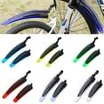 thumbnail image 1 of Soumake 1 Pair Stylish Mtb Bicycle Front Rear Mudguard Mountain Bike Plastic Fenders Set Practical, 1 of 3