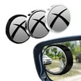 thumbnail image 1 of Soumake 1 Pair Suction Cup Car Convex Blind Spot Mirrors Wide-Angle View 360-Degeee Rotation Blind Spot Rearview Mirrors Car Accessories, 1 of 8