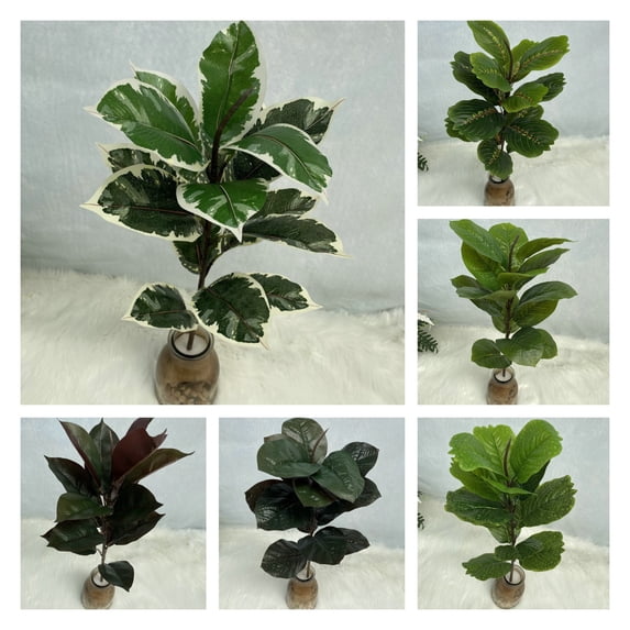 Soumake 1 Pc No Withering Artificial Leaf Vivid Faux Silk Flower Table Centerpieces Simulation Plant Home Decor Household