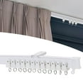 Soumake 1 Set Curtain Track Accessories Ceiling Curtain Track Bendable
