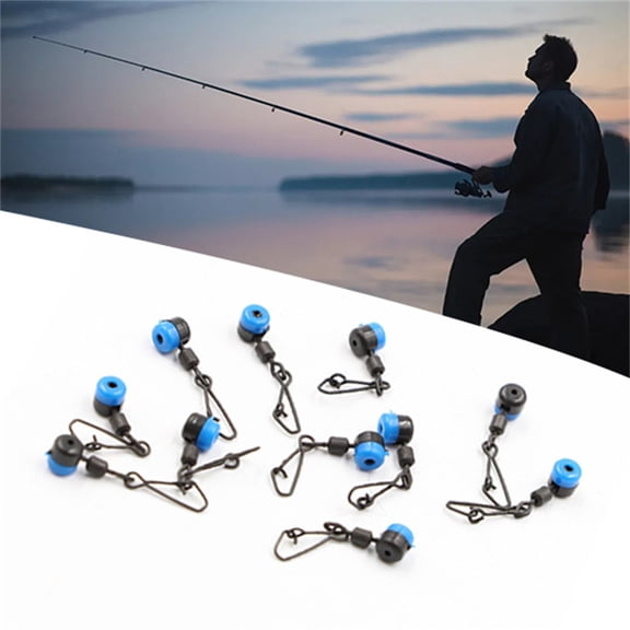 Soumake 10/30Pcs Fishing Float Bobbers Anti-Scratch High Stability Smooth Edge No Winding Fishing Space Beans Fishing Supplies Practical