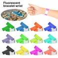thumbnail image 1 of Soumake 100 Pcs Paper Bracelets Waterproof Tear Resistant Identification Wrist Bands Easy-To-Operate Disposable Event Wristbands For Concerts Festivals Parties, 1 of 8