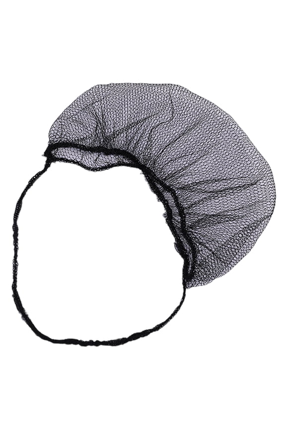 100Pcs Disposable Nylon Beard Net Breathable Heavy Duty Elastic Band Food Service Cooking Black Men Beard Guard Protector Mesh Cover
