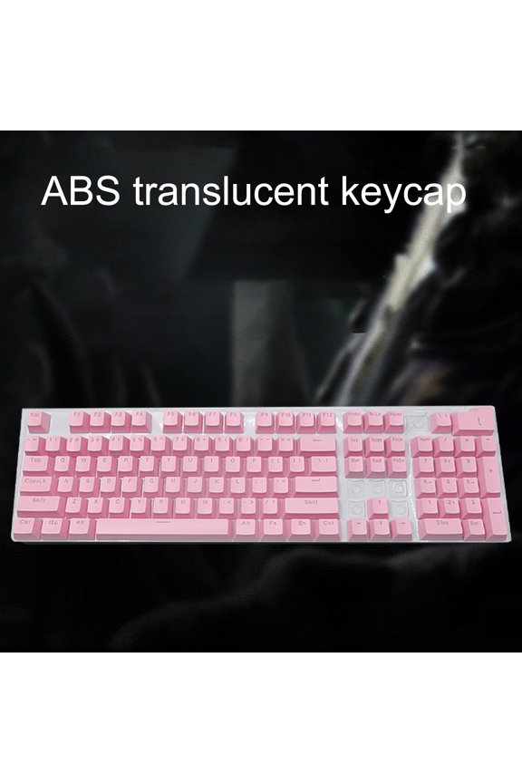 104Pcs Anti-Skid Backlit Abs Keycaps Mechanical Keyboard Key Caps For Pc Computer Practical