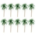 thumbnail image 1 of Soumake 10Pcs Mini Artificial Coconut Palm Trees Model DIY Landscape Layout Accessory, 1 of 1