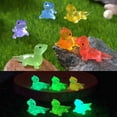 thumbnail image 1 of Soumake 12Pcs Mini Lizard Figurine Glow-in-the-dark Resin Tiny Cabrite Ornament Miniature Animal Statue Toy Fairy Garden Microlandscape Desktop Decoration, 1 of 8