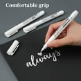 thumbnail image 1 of Soumake 12Pcs Paint Pens 1mm Extra Fine Tip White Acrylic Permanent Marker Pens DIY Art Projects Accessories, 1 of 7