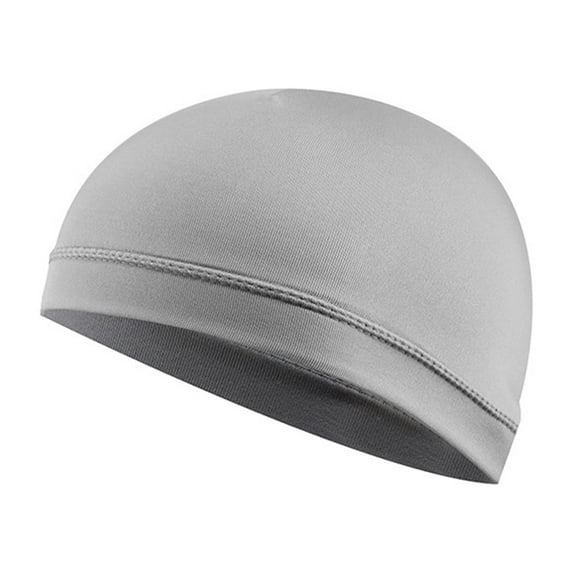 Soumake 1Pc/6Pcs Outdoor Cycling Skull Hat Solid Color/Camouflage Sports Hat Sweat Wicking Running Caps Women Men Bicycle Helmet Liner Cycling Accessories