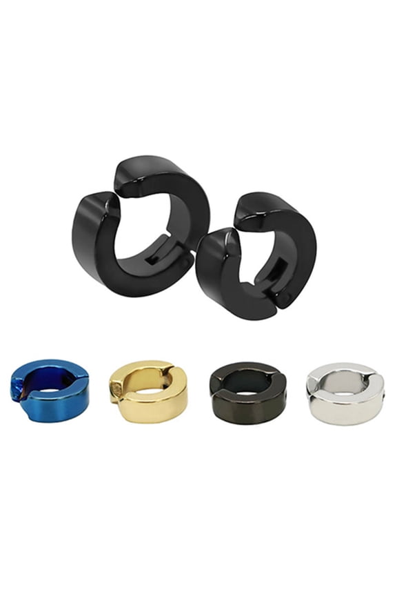 1Pc Ear Clip Geometric Tarnish Resistance Gift Ear Cuff Crawler For Men Fashion