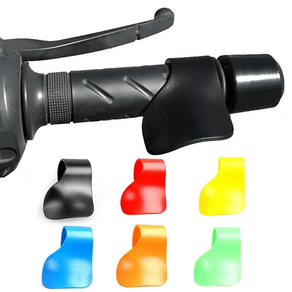 Soumake 1Pc Universal Carbon Fiber Throttle Control Motorcycle Handlebar Grip Assist Practical