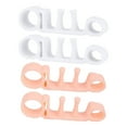 thumbnail image 1 of Soumake 2 Pairs Toe Separator Orthopedic Bunion Valgus Hammertoe Corrector Natural Realignment Women Men Foot Alignment Toe Spacer Straightener, 1 of 8