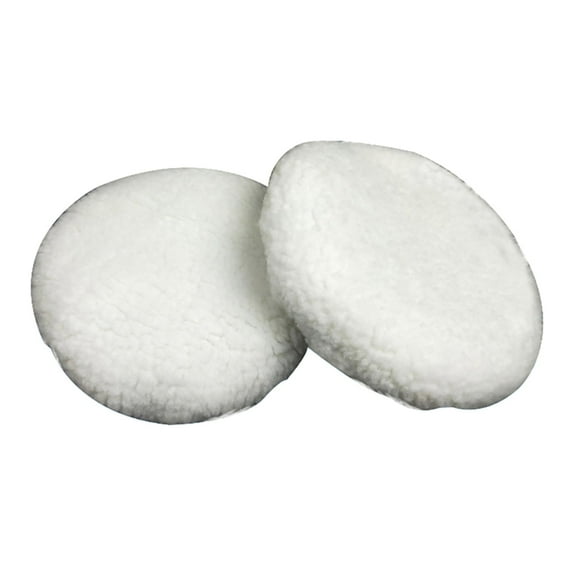 Soumake 2 Pcs Cashmere Polishing Bonnet Buffer Microfiber Car Paint Wax Polisher Cover Practical
