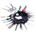 thumbnail image 1 of Soumake 21Pcs Terminals Removal Key Tool Electrical Wiring Crimp Connector Pin Extractor, 1 of 1