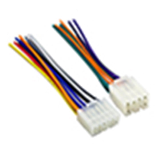 Soumake 2Pcs Car Radio Stereo CD Wiring Harness Cable Installation Kit for Toyota