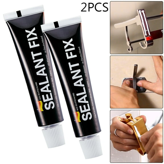Soumake 2Pcs Waterproof Quick Drying Adhesive Glue Repair Tool for Glass Polymer Metal