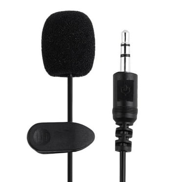 Soumake 3.5mm Wired Lavalier Microphone Speech Teaching Sound Amplifier Mic for Phone PC