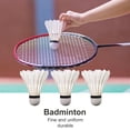 thumbnail image 1 of Soumake 3/6/12Pcs Goose Feather Badminton Shuttlecocks Durable High Elasticity Badminton For Training Entertainment, 1 of 8