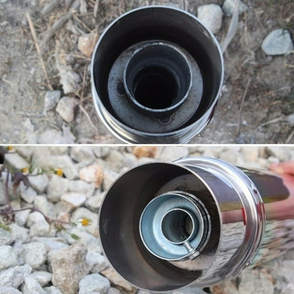 Soumake 35/42/45/48/60mm Motorcycle Exhaust Can Muffler DB Killer Removable Silencer