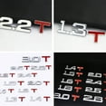 thumbnail image 1 of Soumake 3D Metal 1.6 1.8 2.0 3.0 T Logo Emblem Badge Car Styling Stickers Decals Decor, 1 of 6