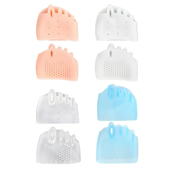 Soumake 4 Pairs Silicone Toe Separators for Women Soft Toe Separators for Overlapping Toes Foot Corrector Overlapping Toes Straightener
