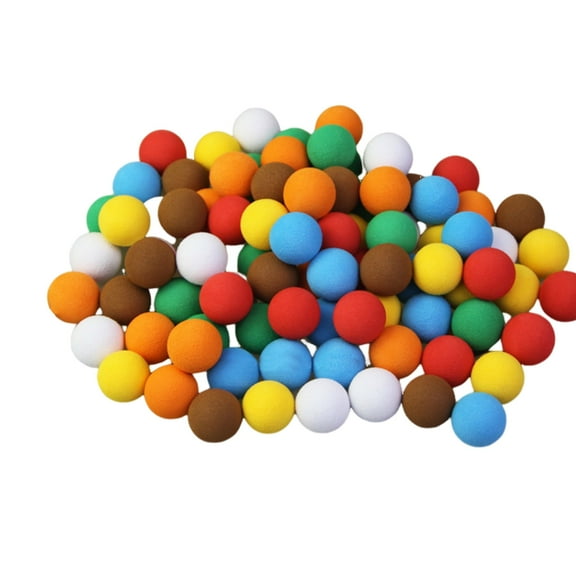 Soumake 40Pcs Colorful EVA Foam Golf Balls with 2.15cm Diameter Soft Lightweight Ball Toy for Kids Realistic Feel & Long Lasting Limited Flight Practice Golf Balls for Backyard Indoor Outdoor