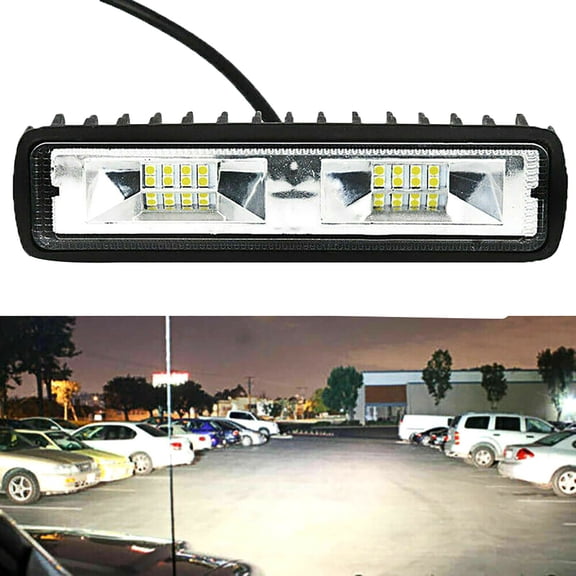 Soumake 48W Car Off-Road SUV Truck Work Light Bar Bulb Spot Beam LED Driving Fog Lamp