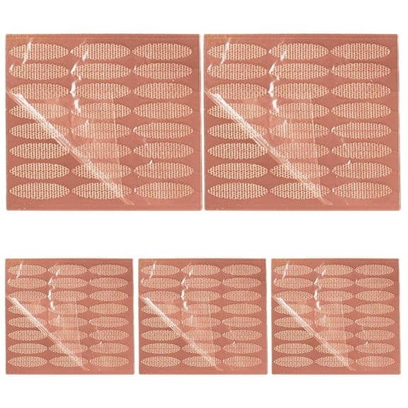 Soumake 5 Sheets Double Eyelid Stickers Net Mesh Lace Natural Invisible And Easy to Apply Eyelid Stickers Cosmetic Supply