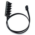 thumbnail image 1 of Soumake 5-Way 4Pin Cpu Cooler Case Pwm Cooling Fan Power Cable Hub Splitter Adapter Practical, 1 of 7