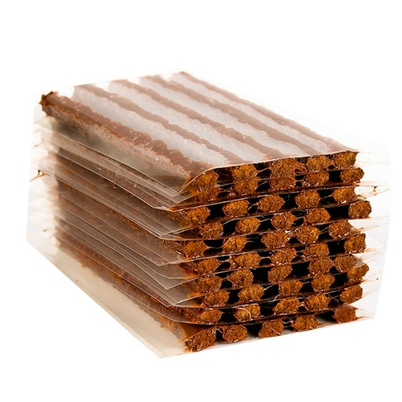 Soumake 50Pcs Car Vehicle Motorcycle Tyre Puncture Emergency Tire Repair Rubber Strips