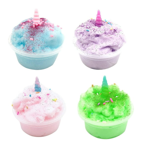 Soumake 60ML Funny Slime Toy Kids Adult Stress Reliever Plasticine Sludge Mud Clay