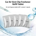 thumbnail image 1 of Soumake 8Pcs Solid Aromatherapy Environmentally Friendly Safe Ingredients Healthy Good Smelling Odor Removal Air Freshener Pe Material Car Air Vent Freshener Refill Tablets Car Supplies Practical, 1 of 8
