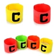 thumbnail image 1 of Soumake Adjustable Soccer Basketball Player Captain C Mark Armbands Elastic Sticker Practical, 1 of 5