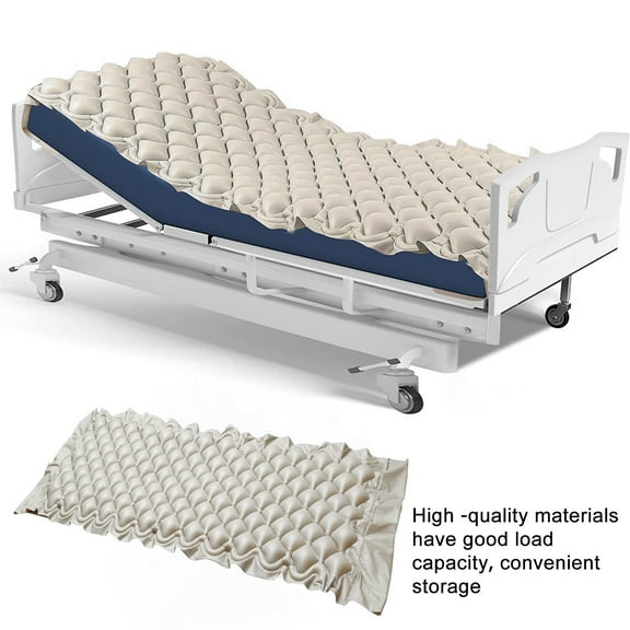 Soumake Air Pressure Pad with Tube Good Load Capacity Quiet Alternating Air Pressure Mattress Bed Sore Pad Hospital Bed Mattress